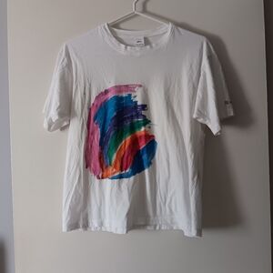 ELLIE MAE White Cotton Tee S